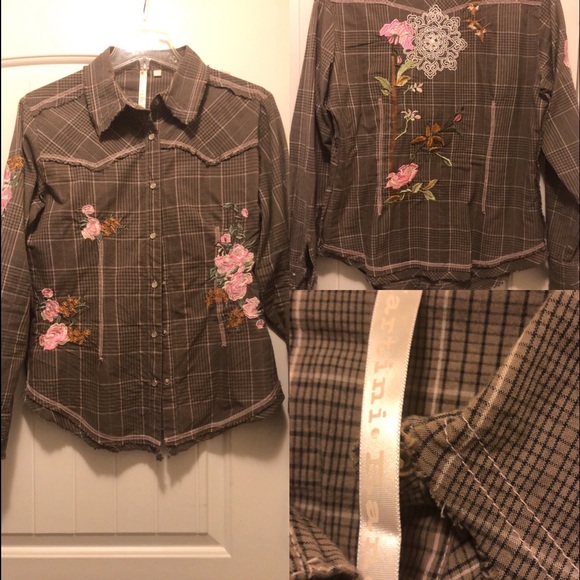 Martini Ranch Tops - Boho country chic shirt